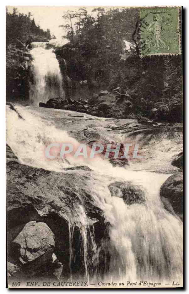 Env. de Cauterets — Cascades au Pont d'Espagne — LL. — N° 107