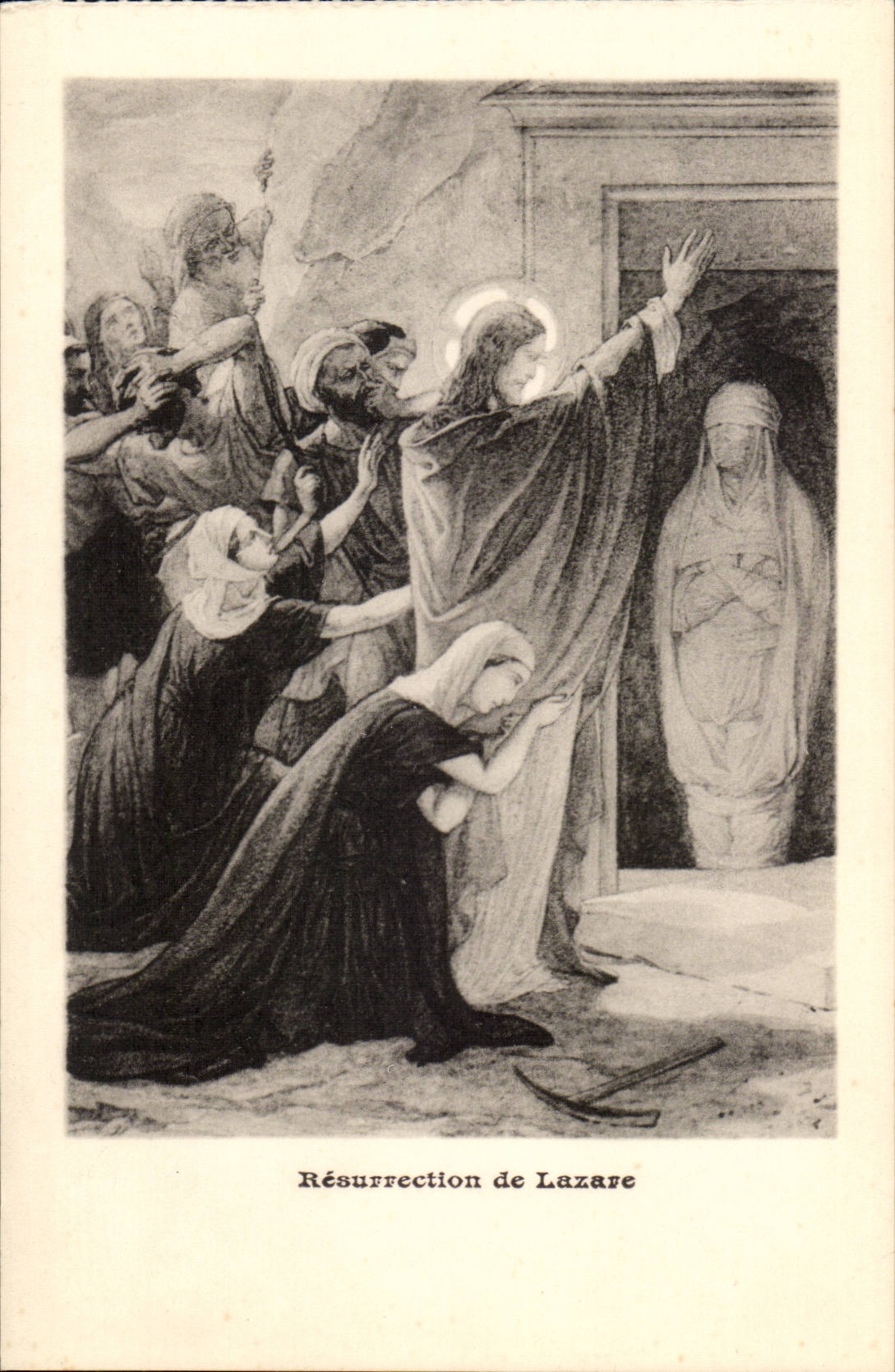 CPA Resurrection de lazare Religion Christ
