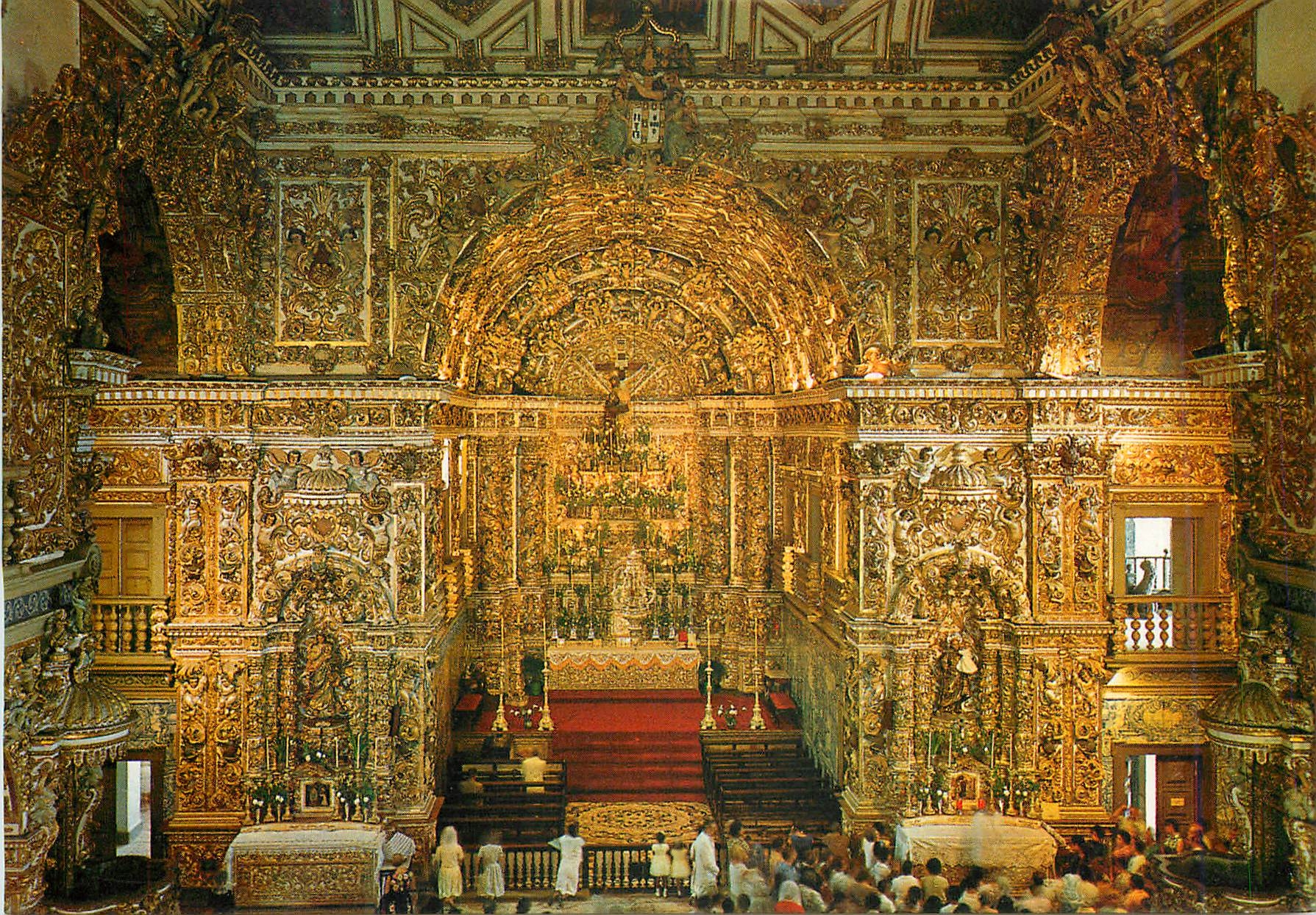 Igreja de São Francisco - Altar Mór — Salvador - Bahia — éditeur BRASIL TURÍSTICO, n° 30