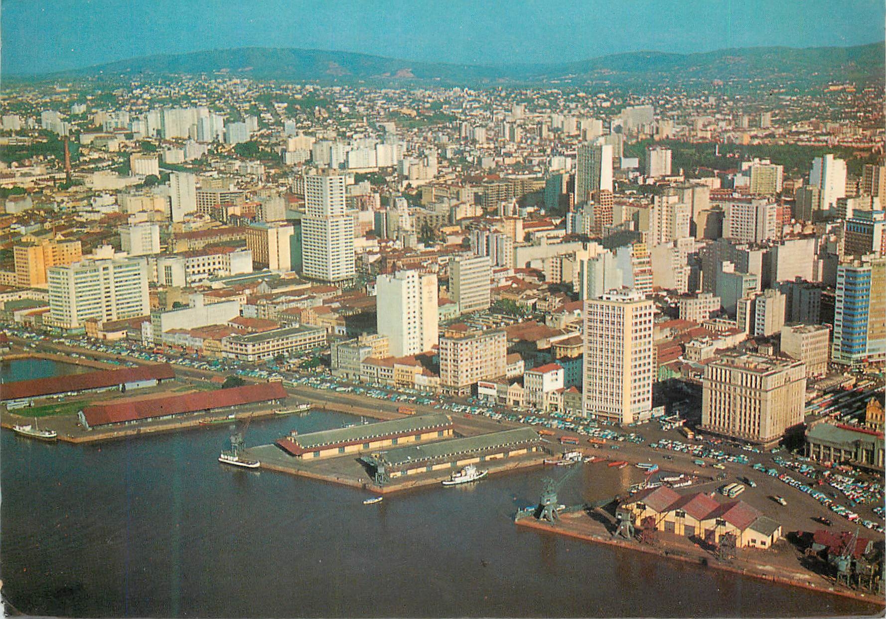 CPM Brasil Turistico Porto Alegre Vista aerea da cicade 