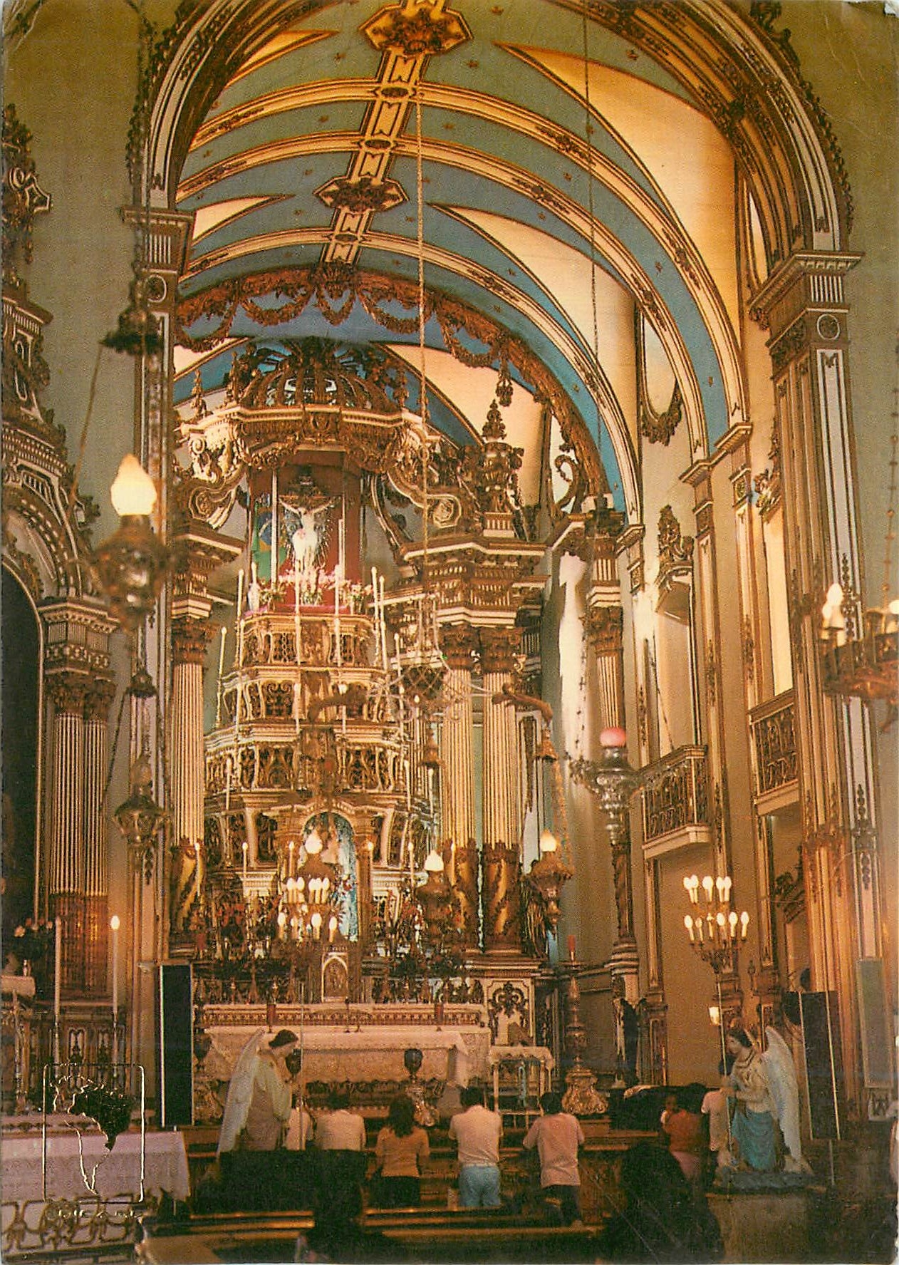 Intérieur de l'église de São Bonfim — Salvador, Bahia — Éditeur Edicard