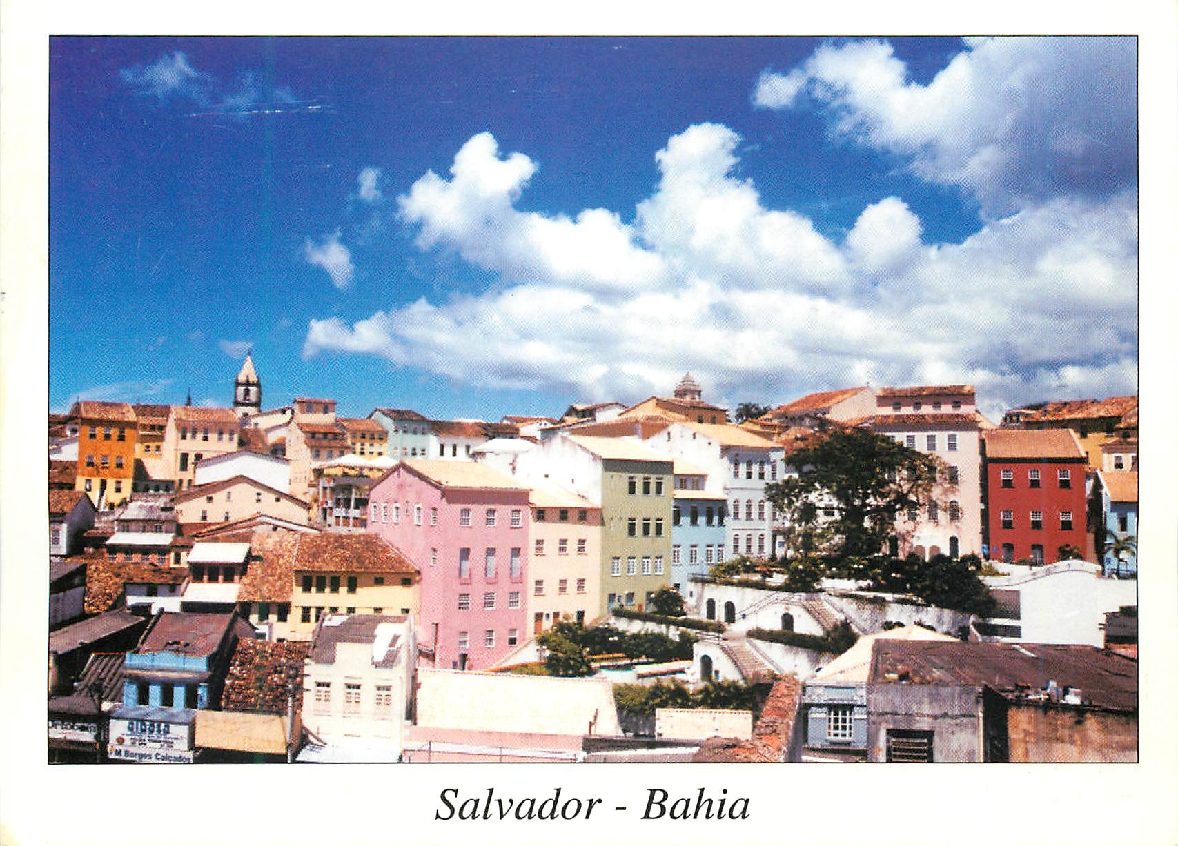 Salvador - Bahia — Vista panorâmica do Pelourinho — Pau Brasil