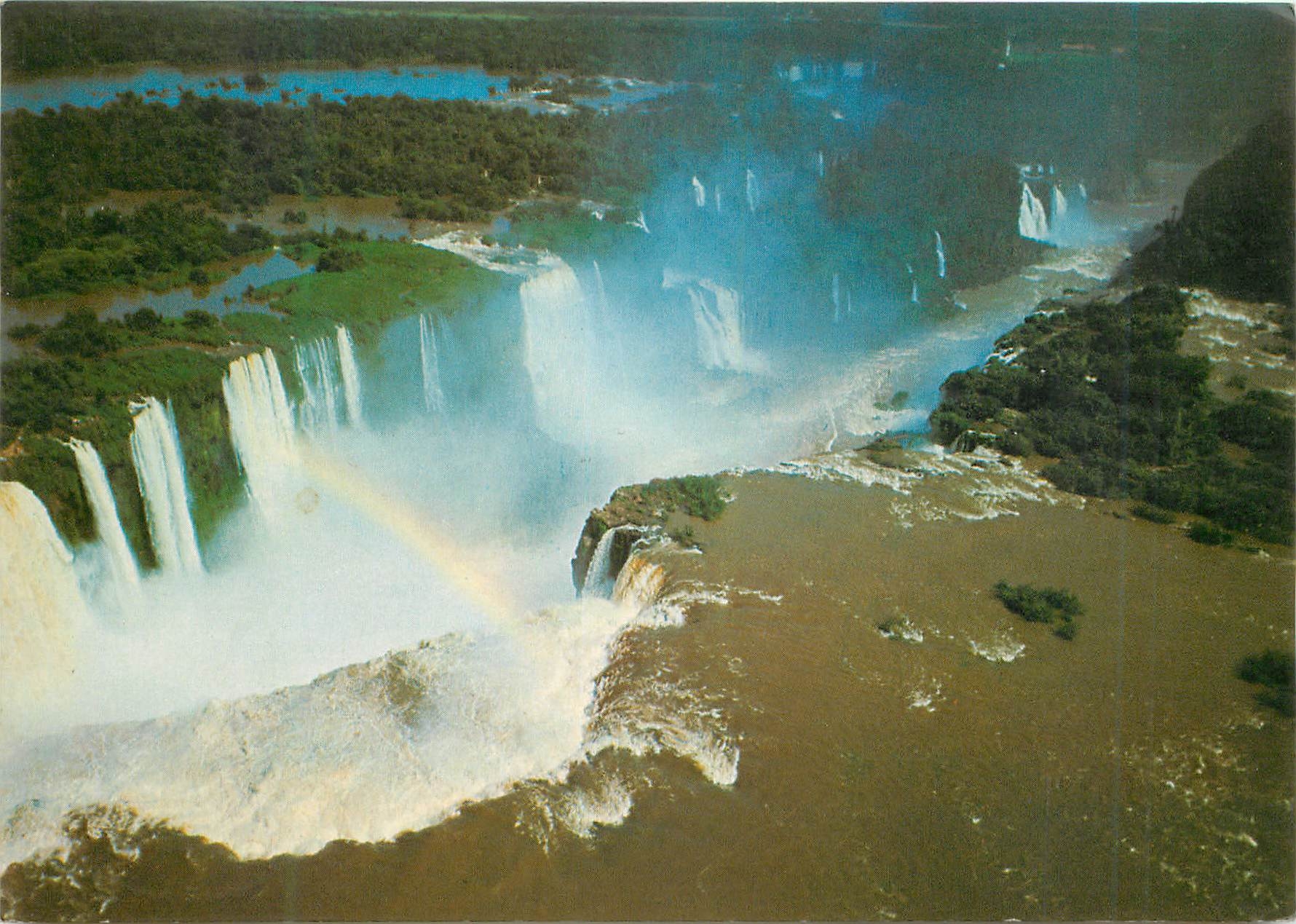 CPM Brasil Turistico Iguacu Vista aerea do lado brasileiro 