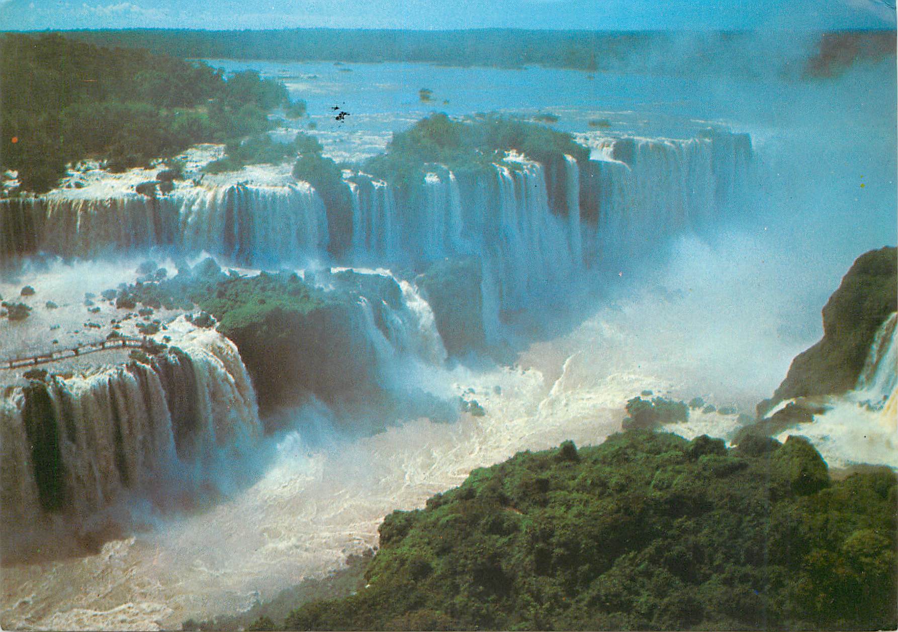 CPM Brasil Turistico Iguacu Vista aerea do lado argentino 