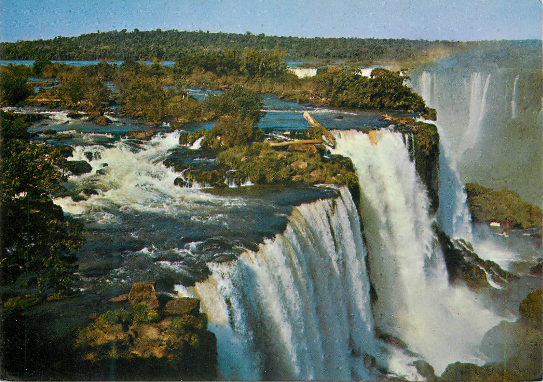 CPM Brasil Turistico Iguacu Cataratas do Floriano Deodoro e Benjamin 
