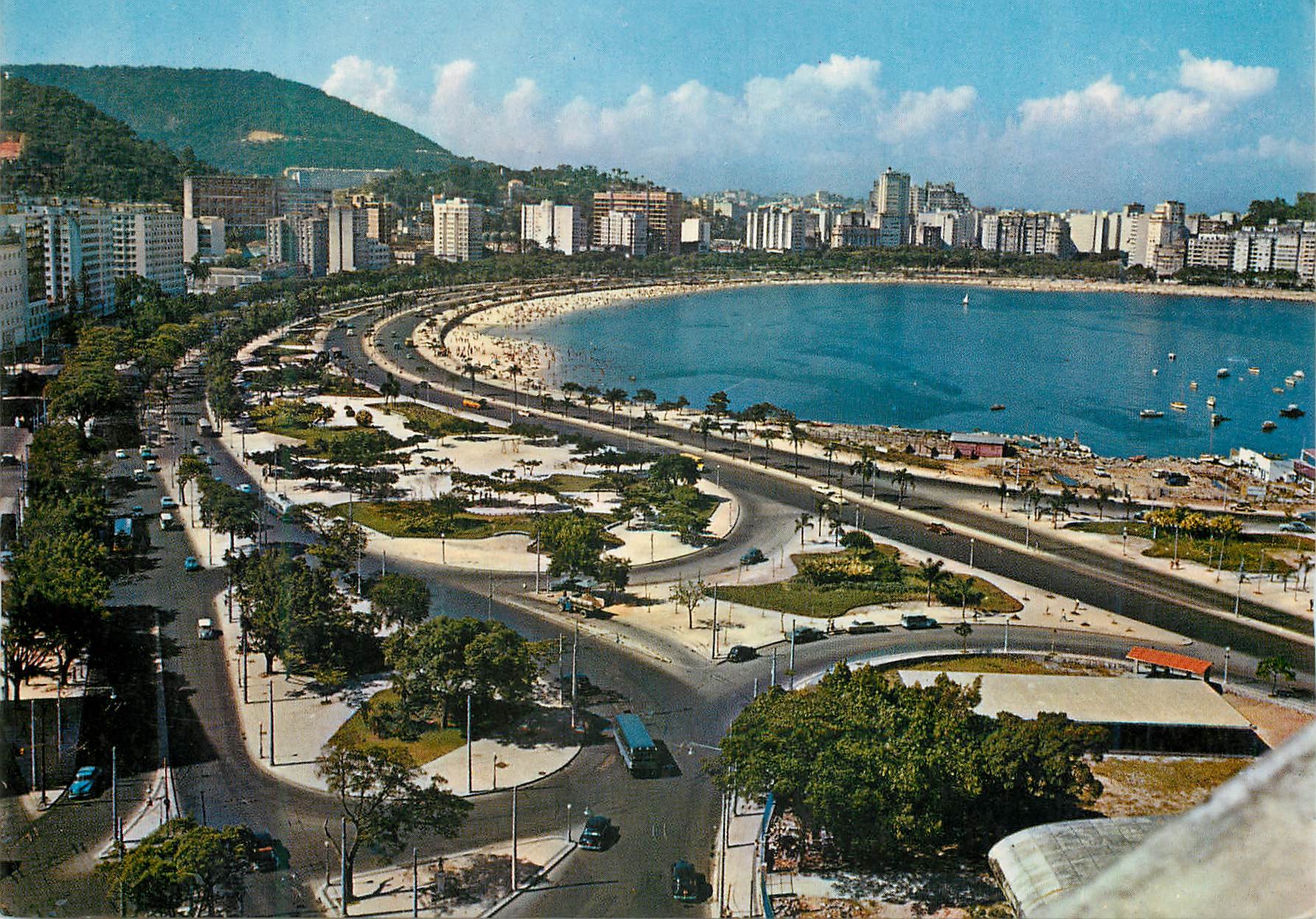 CPM Brasil Turistico Rio de Janeiro Botafogo and Seaside drive 