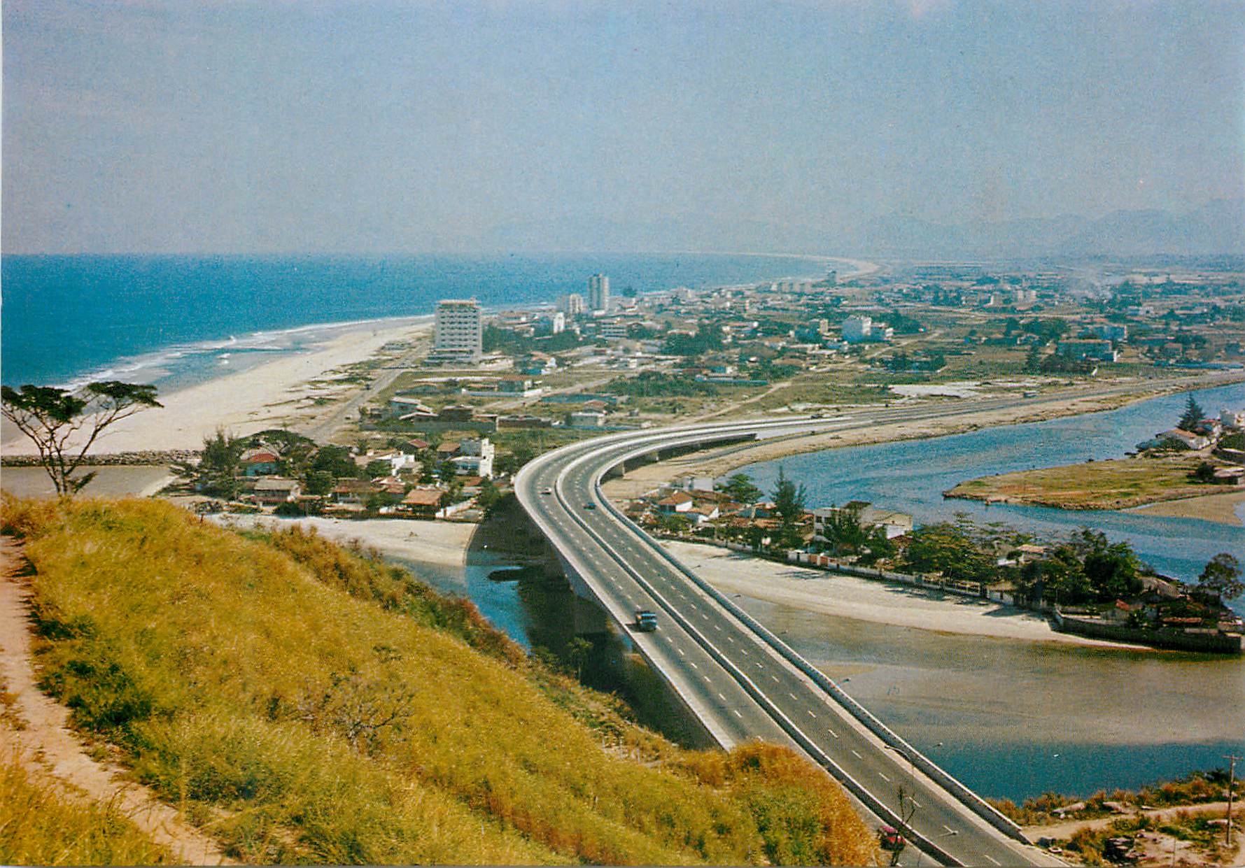 CPM Brasil Turistico Rio de Janeiro Autoestrada ligando a Barra da Tijuca 