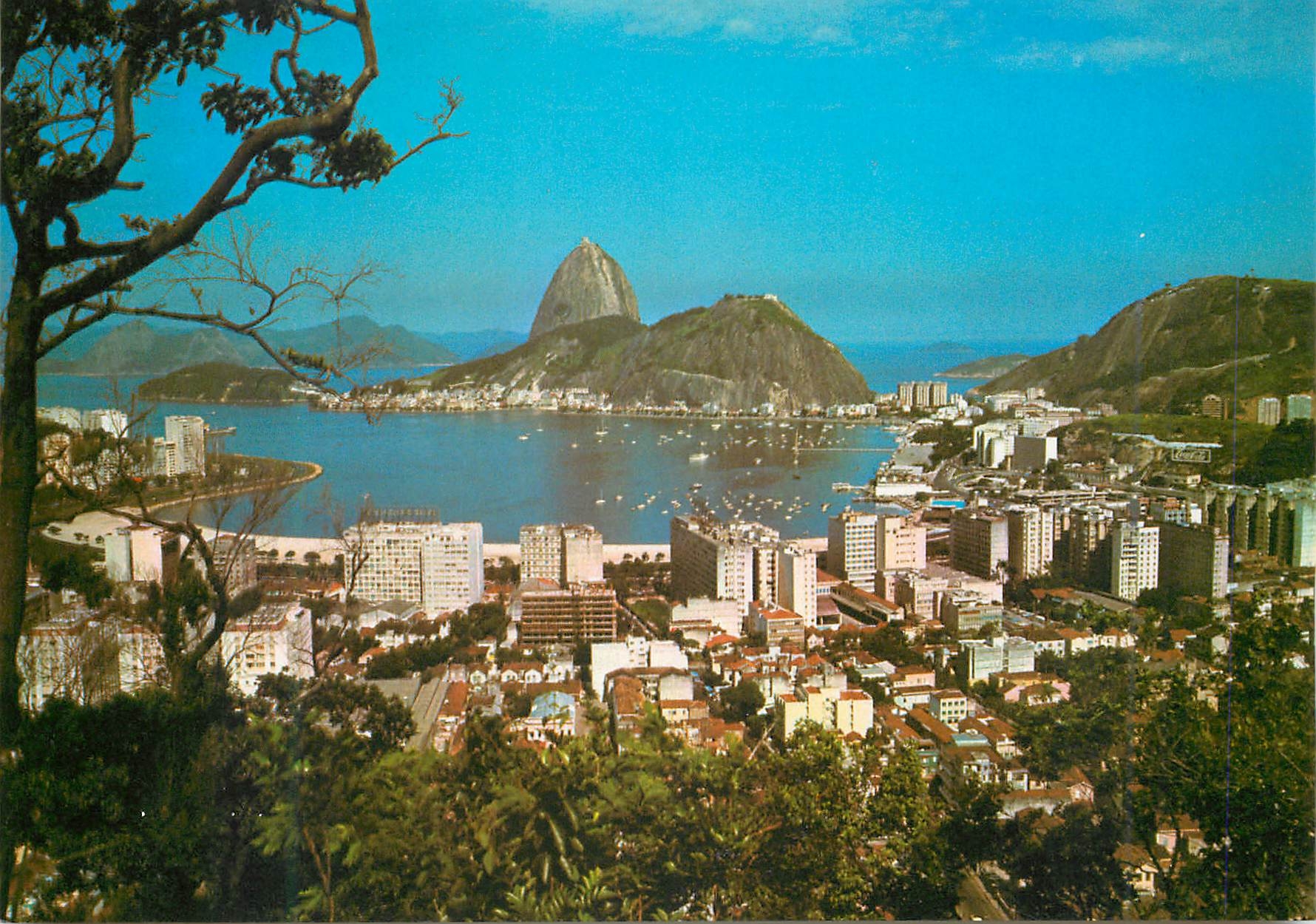 CPM Brasil Turistico Rio de Janeiro Vista panoramica da Baia de Guanabara 