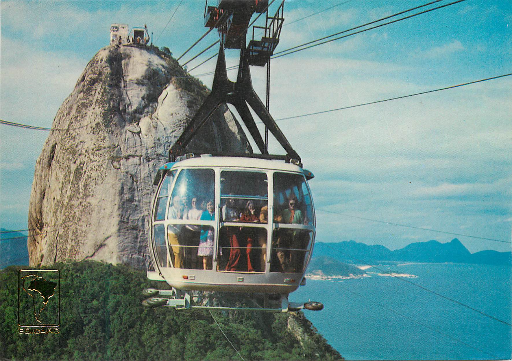 CPM Brasil Rio de Janeiro Aerial car to the Pao de Acucar 