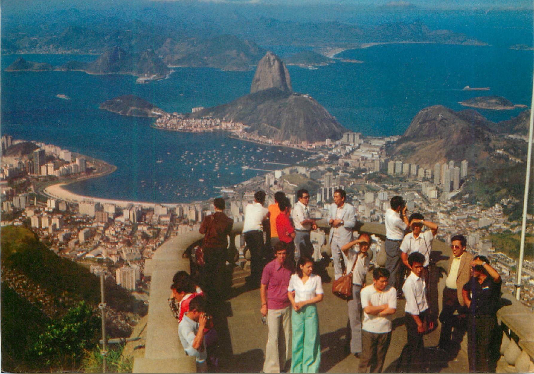 CPM Brasil Turistico Rio de Janeiro Panoramic view of Guanabara Bay 