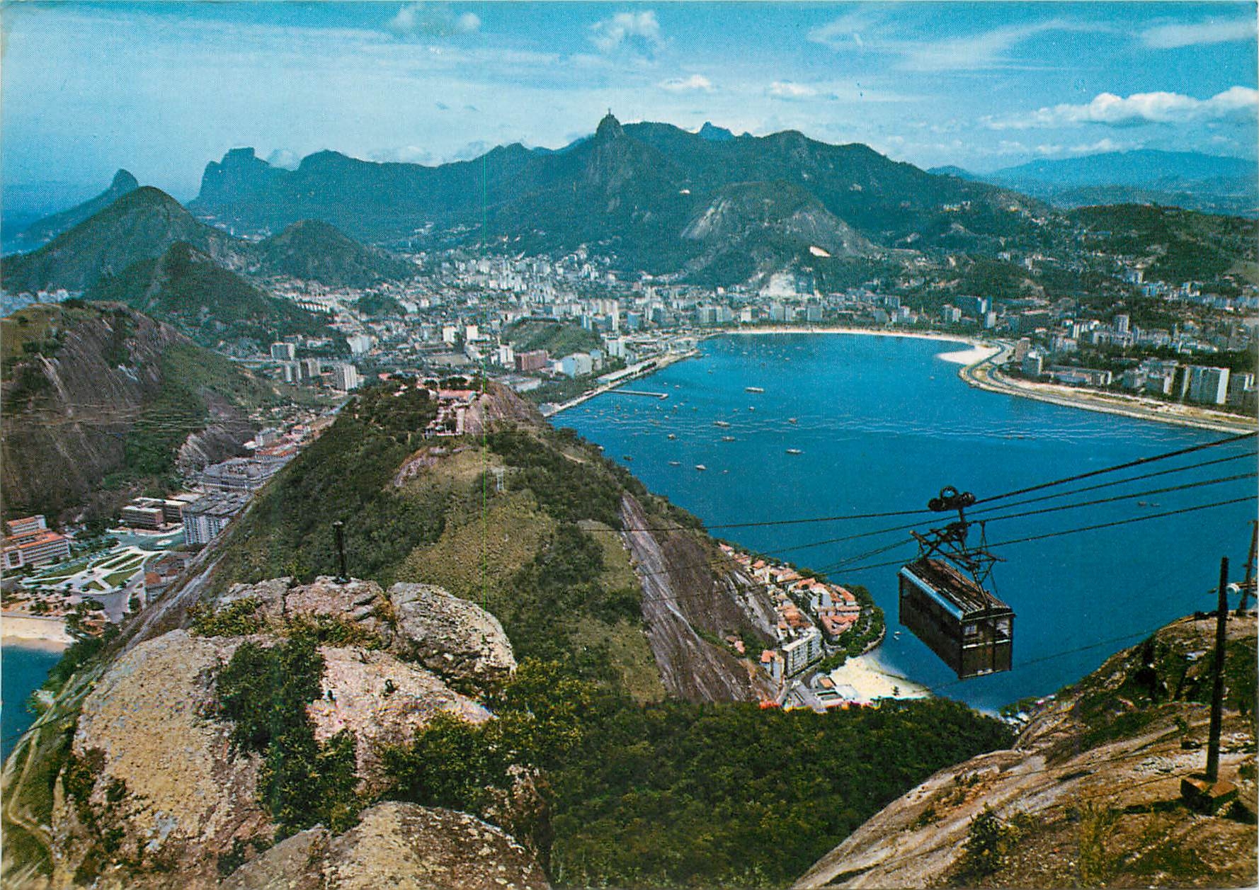 CPM Brasil Turistico Birds eye view from Sugar Loaf 