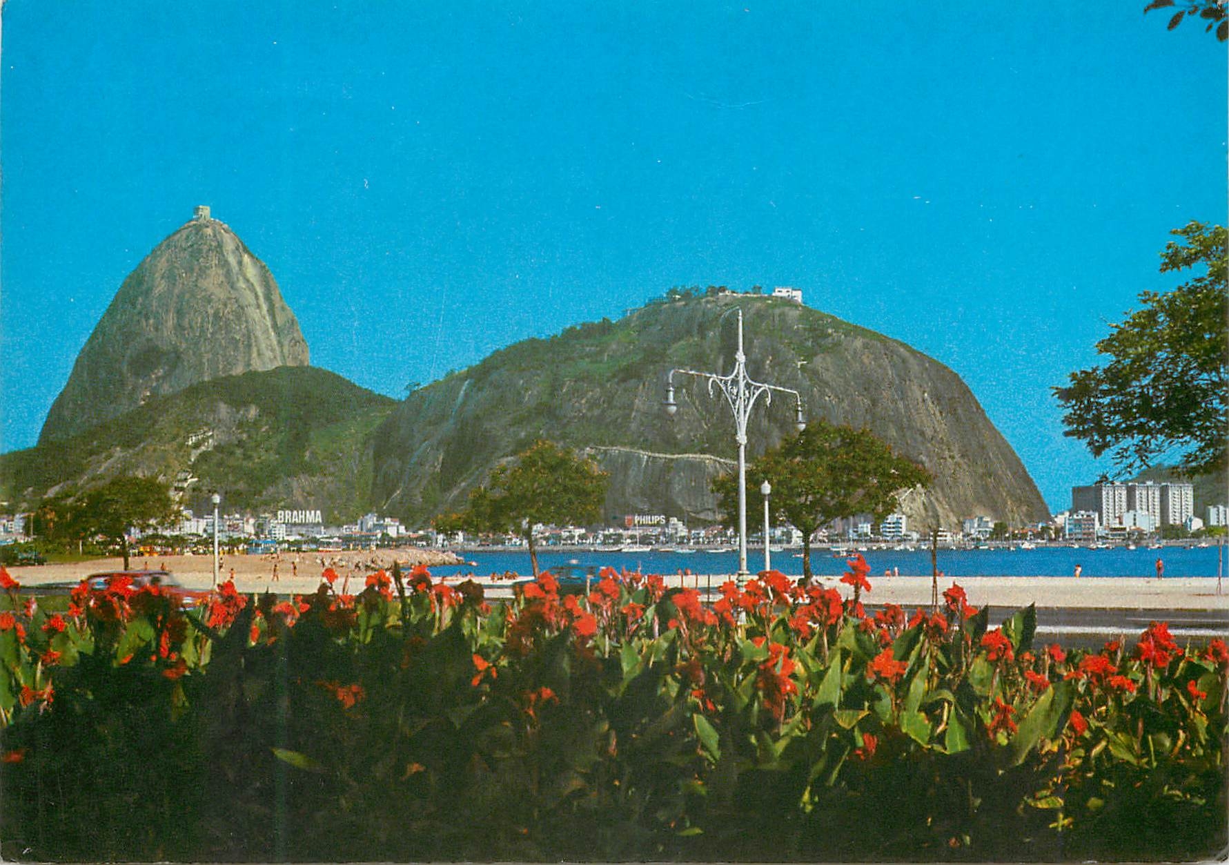 CPM Brasil Turistico Rio de Janeiro Botafogo Gardens with Sugar Loaf 