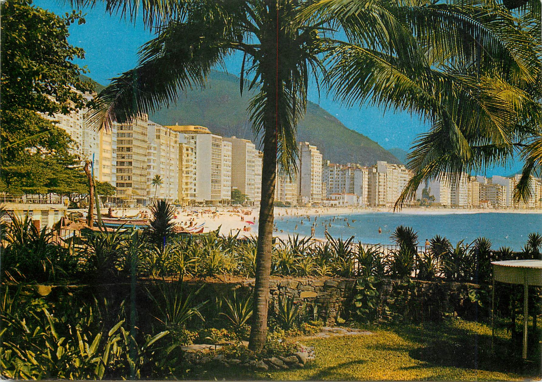 CPM Brasil Turistico Rio de Janeiro Copacabana Beach 