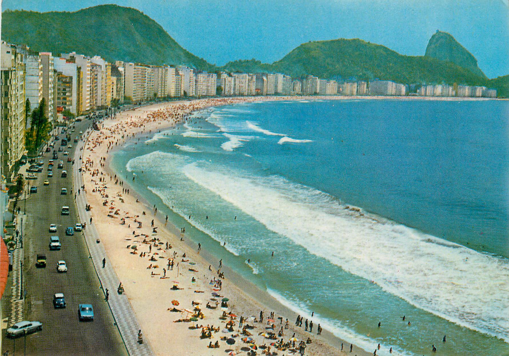 CPM Brasil Turistico Rio de Janeiro Copacabana Beach and Sugar Loaf 