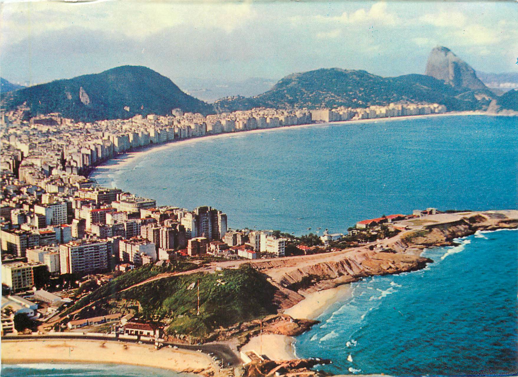 CPM Rio de Janeiro Brasil La Plage d Arpoador El Copacabana 