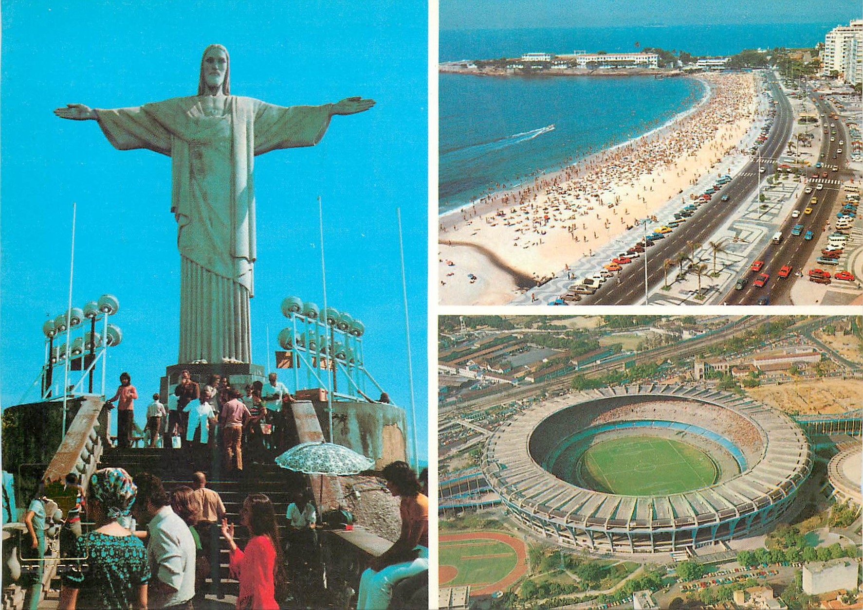 Rio de Janeiro — Christ Rédempteur, Copacabana Beach, Estadio Mário Filho — RPC