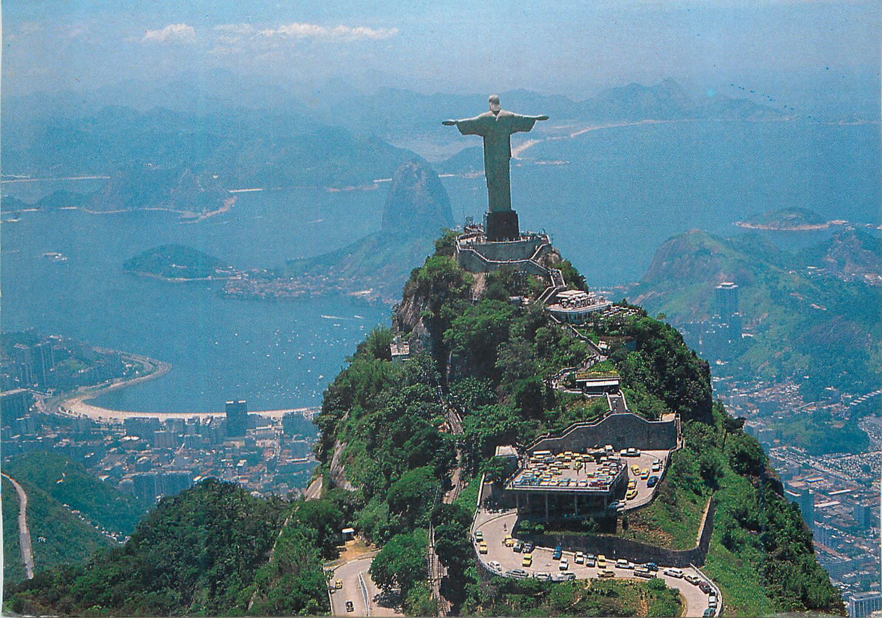 Rio de Janeiro — Christ the Redeemer sur le Corcovado — Qualidade Tijucarte
