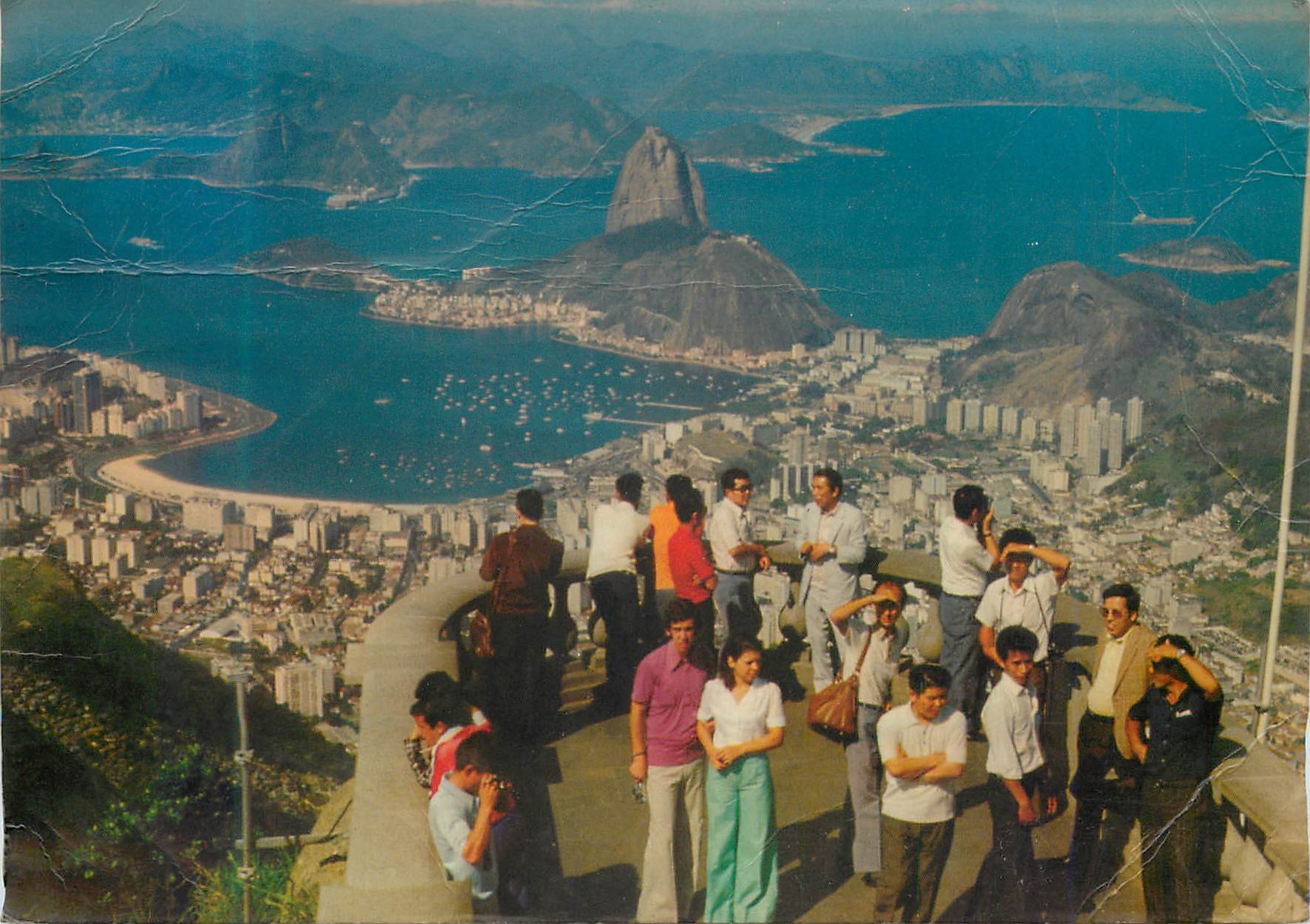 CPM Brasil Turistico Rio de Janeiro Panoramic view of Guanabara Bay 