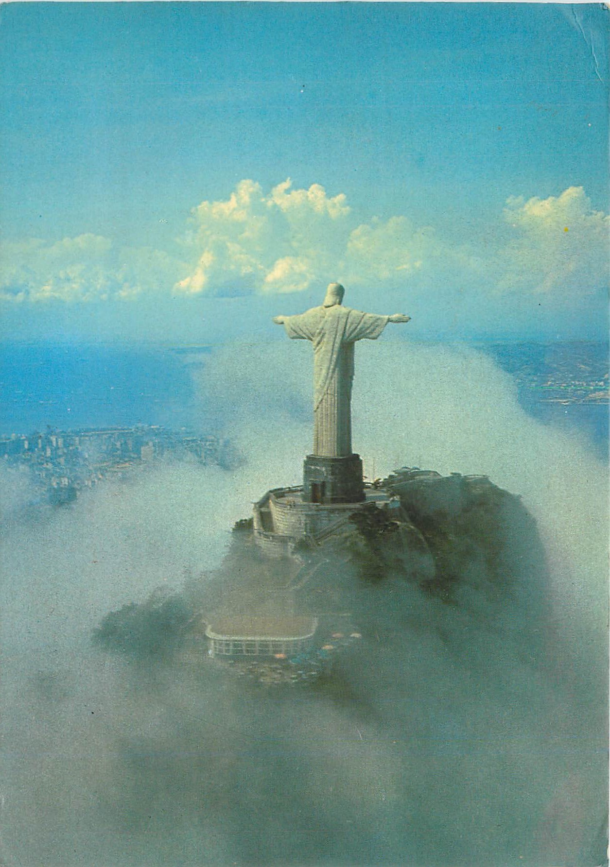 Christ Rédempteur — vue aérienne — BRASIL TURÍSTICO n°24