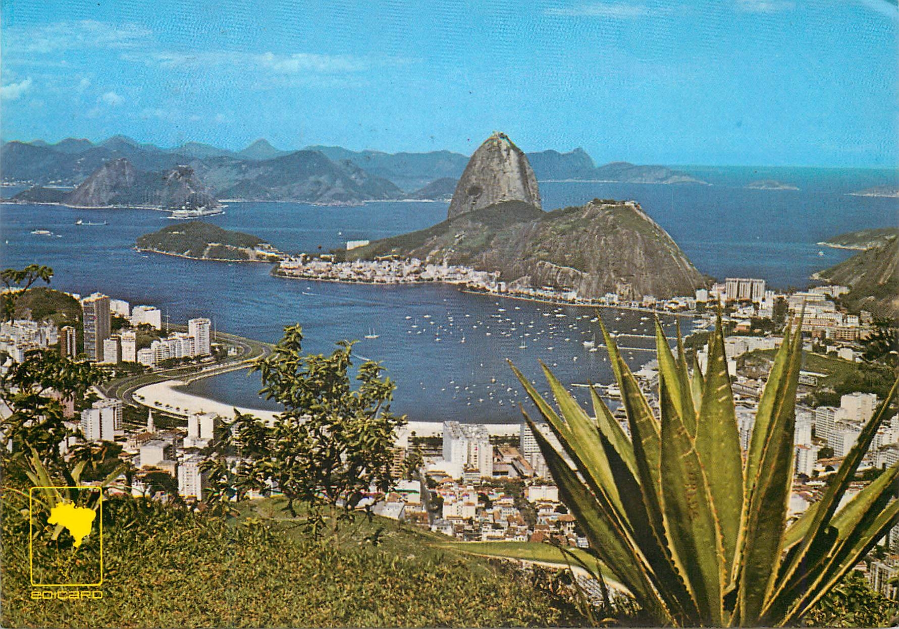 CPM Brasil Rio de Janeiro Partial view Botafogo and Sugar Loaf 