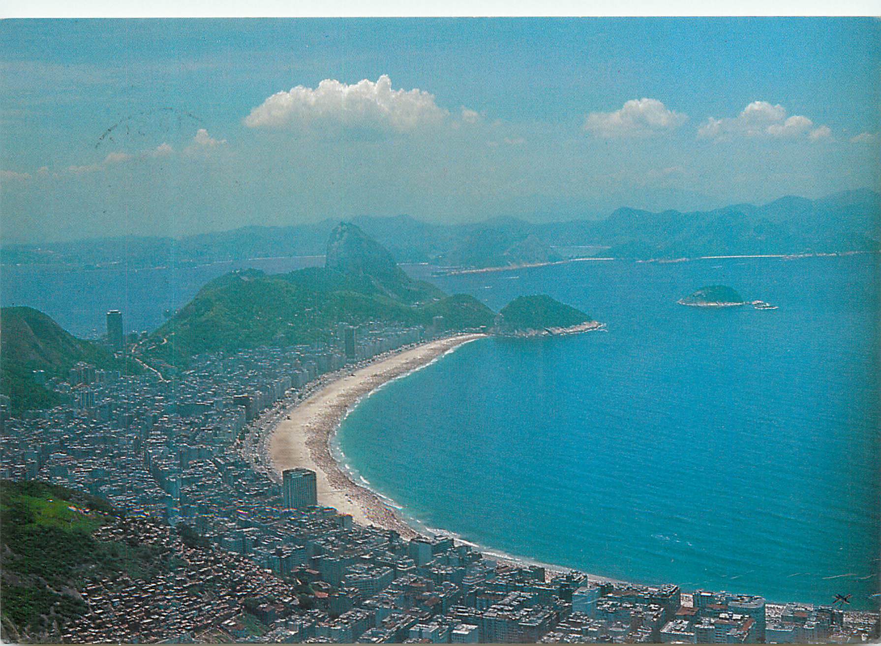 Rio de Janeiro — vue aérienne de Copacabana — éditeur Editora Litoarte LTDA.