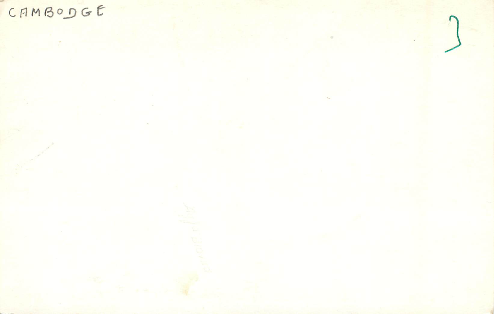 CPM Cambodge  — Rückseite