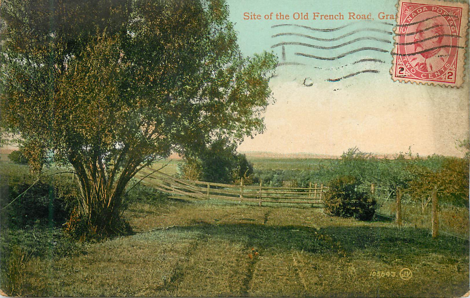 CPA Site of the Old French Road 