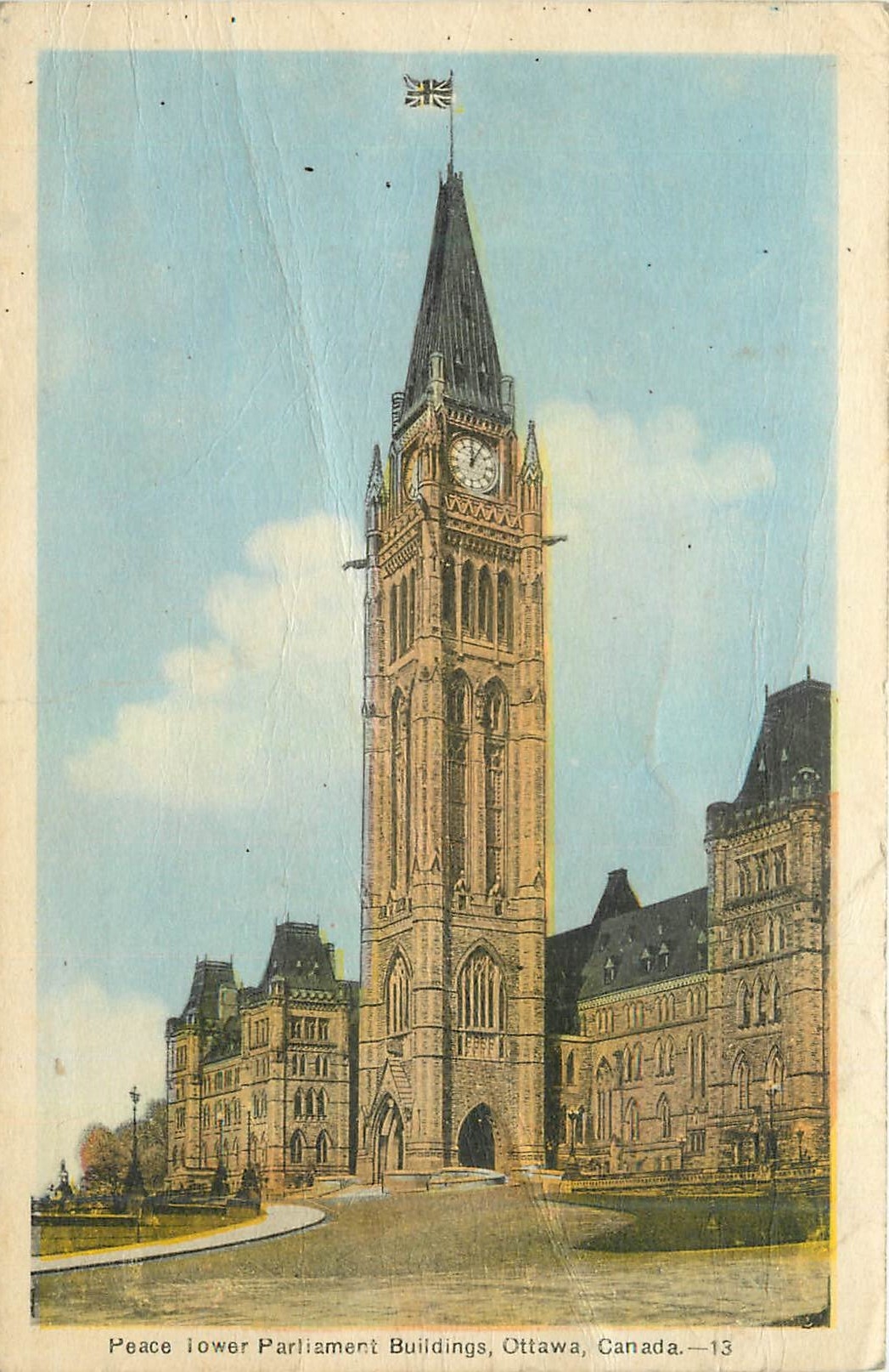CPA Peace Tower Parliament Building Ottawa Canada 