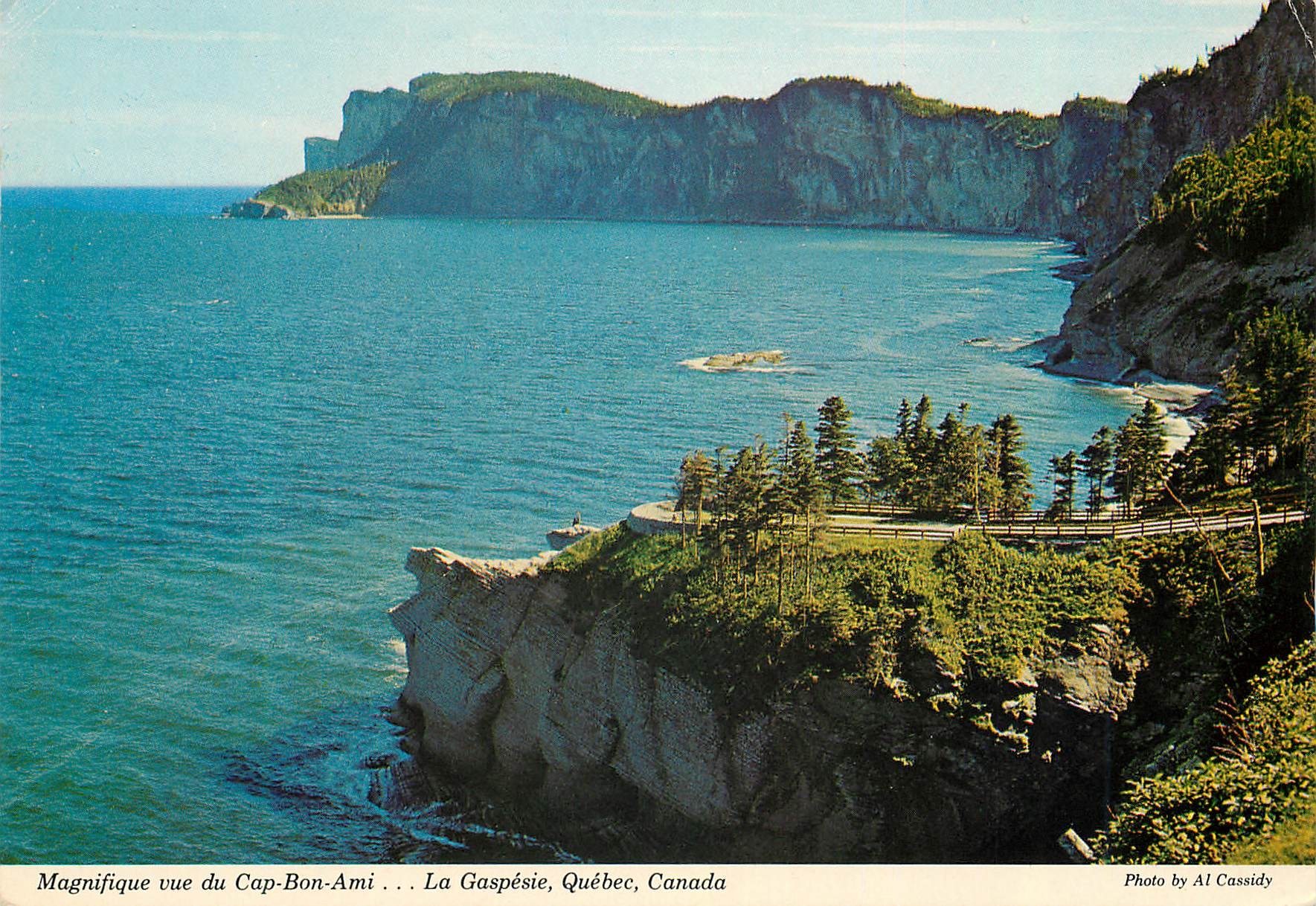CPM Magnifique vue du Cap Bon Ami La Gaspesie Quebec Canada 