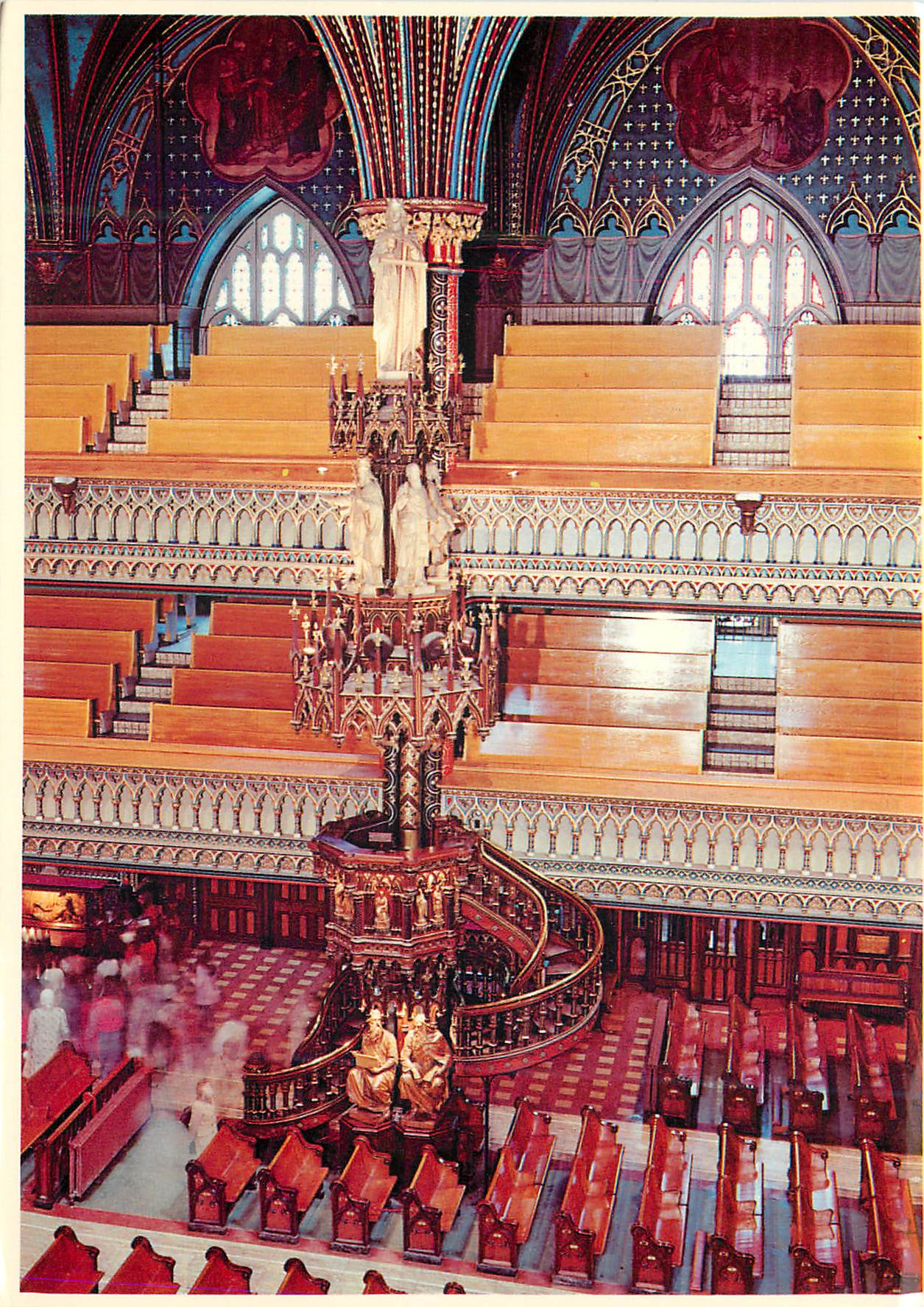 CPM Montreal Quebec Canada La Chaire de l Eglise Notre Dame 