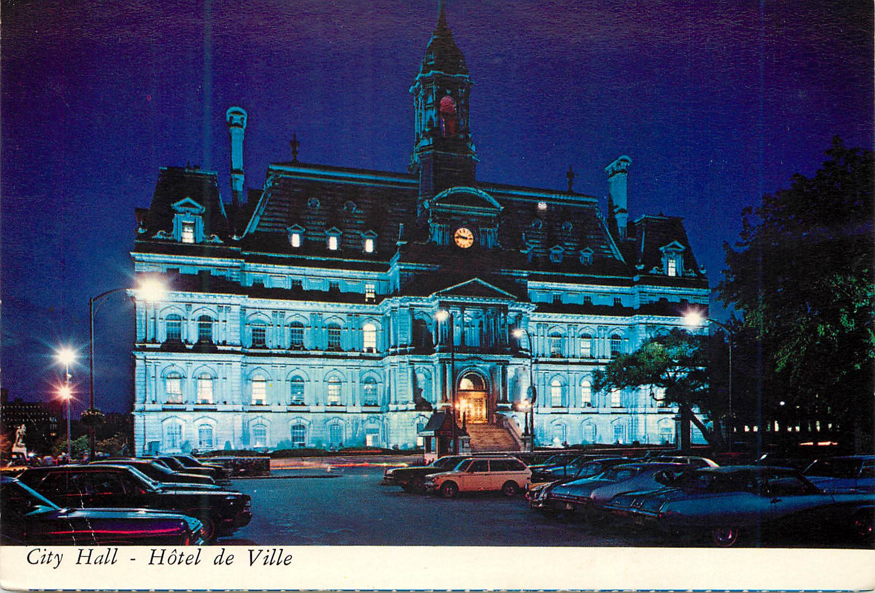 CPM Montreal Que Hotel de Ville 