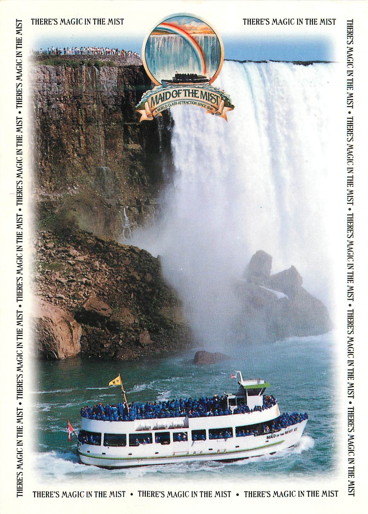 CPM La maniere la plus passionnante de voir Niagara Falls est a bord du bateau Maid of the Mist de renom mondial 