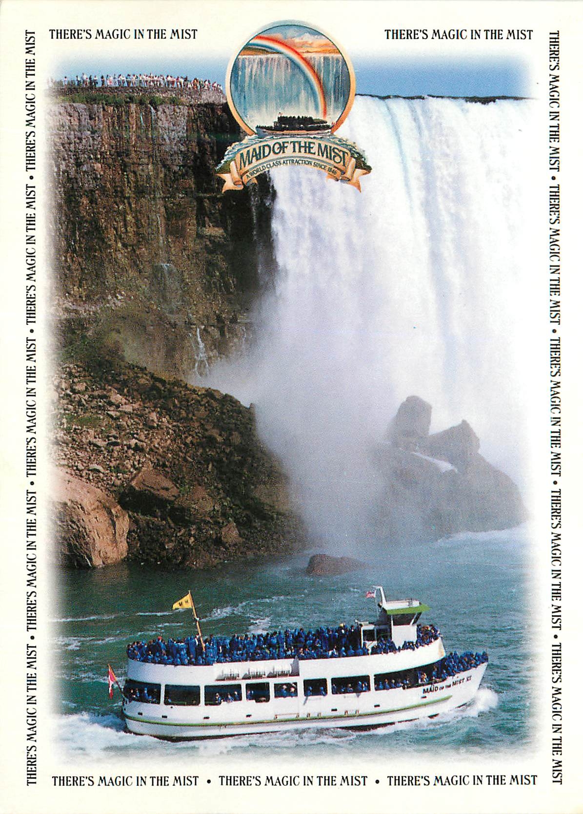 CPM La maniere la plus passionnante de voir Niagara Falls est a bord du bateau Maid of the Mist 
