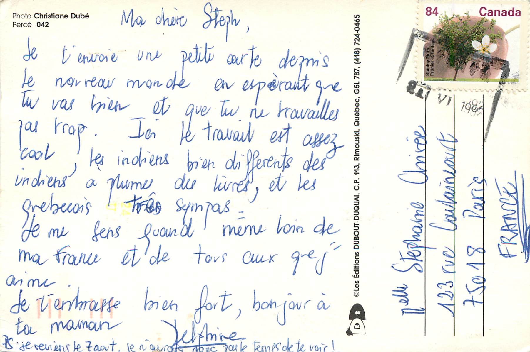 CPM Homme au bord de la mer — Back