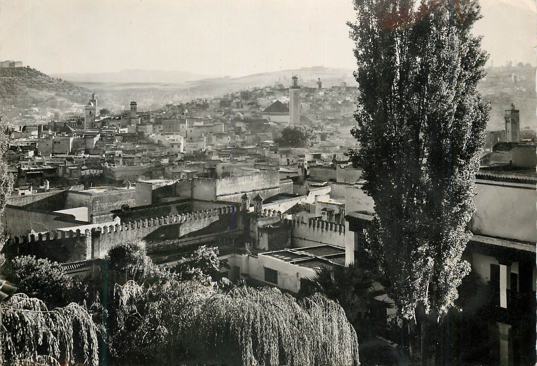Fès (Maroc) — Vue sur la Médina — Hôtel Palais Jamai, n°852