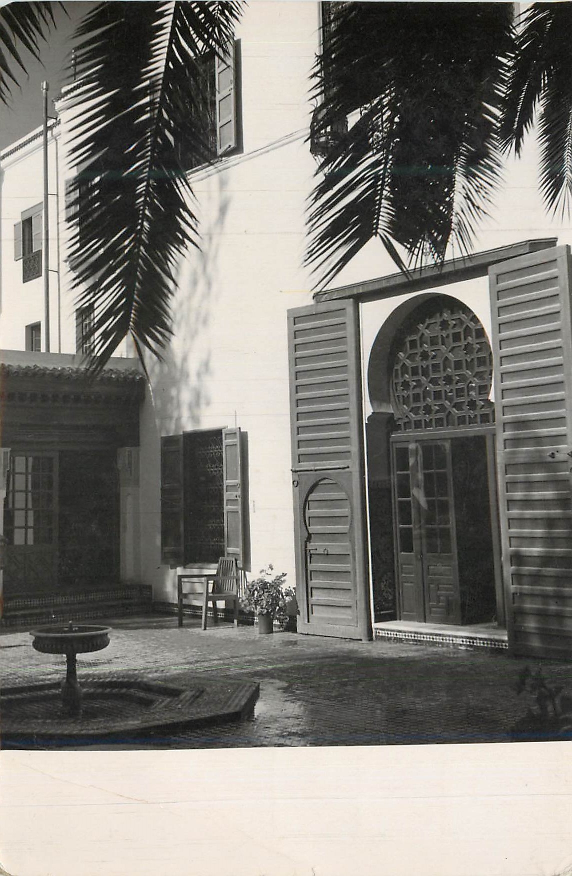 CPM Fes Palais Jamai Patio 