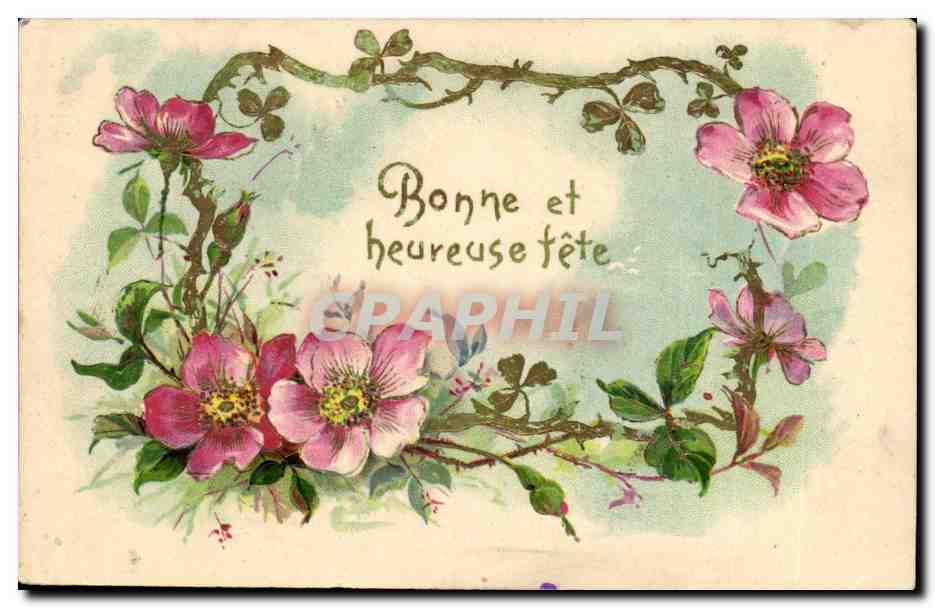 CPA Fantaisie Fleurs