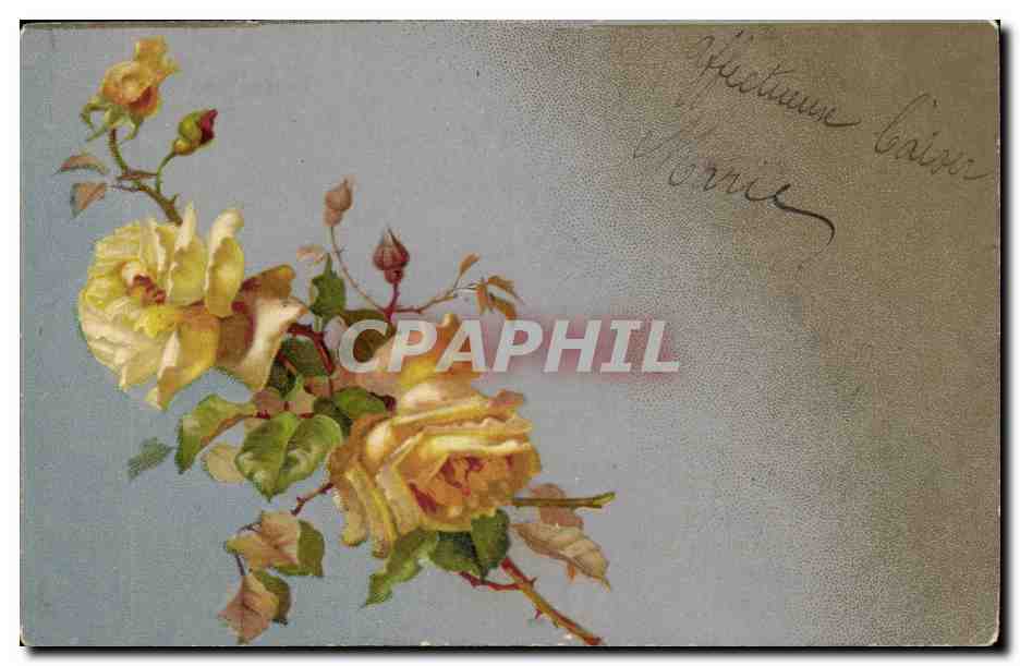 CPA Fantaisie Fleurs