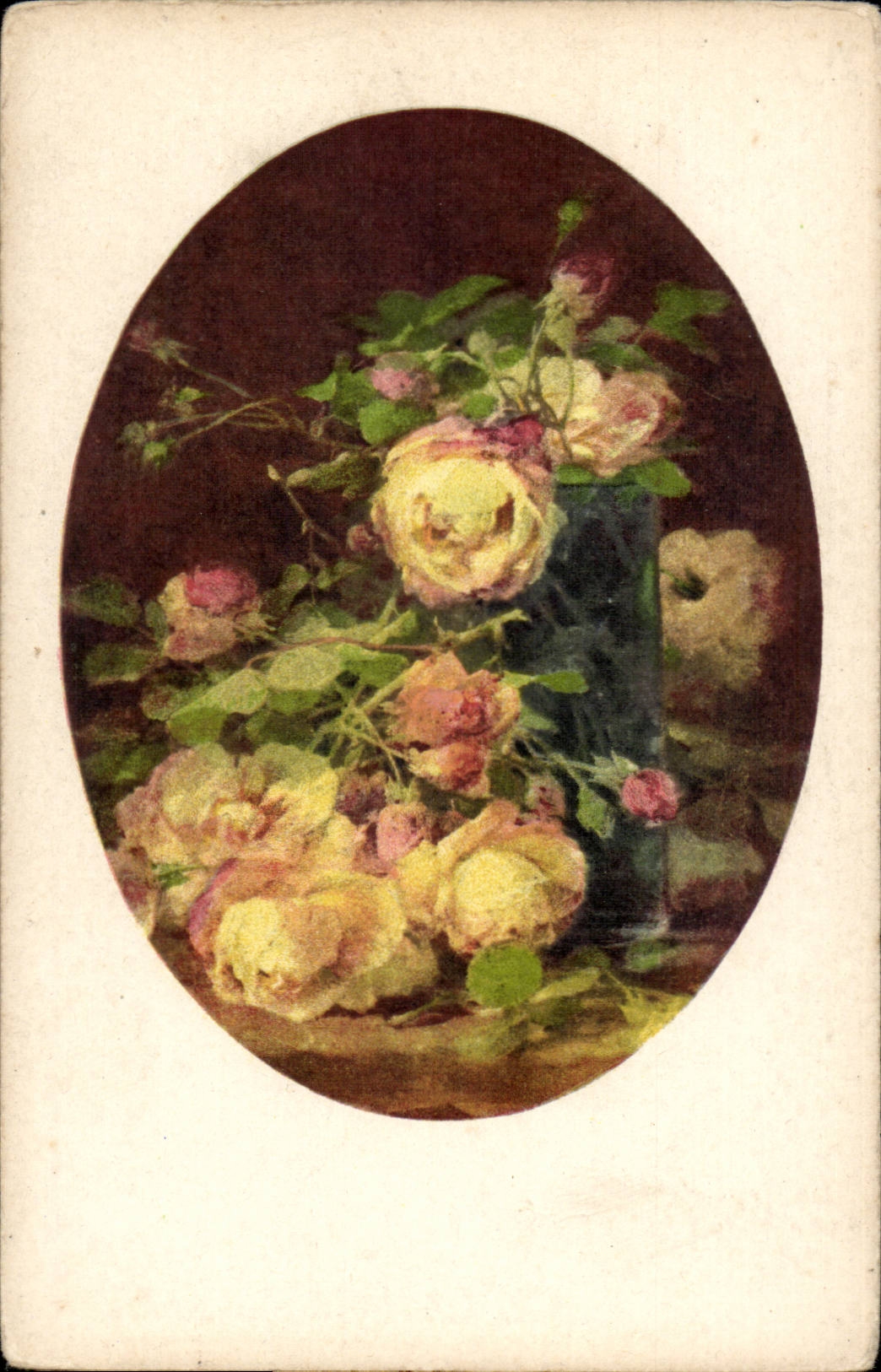 CPA Fantaisie Fleurs