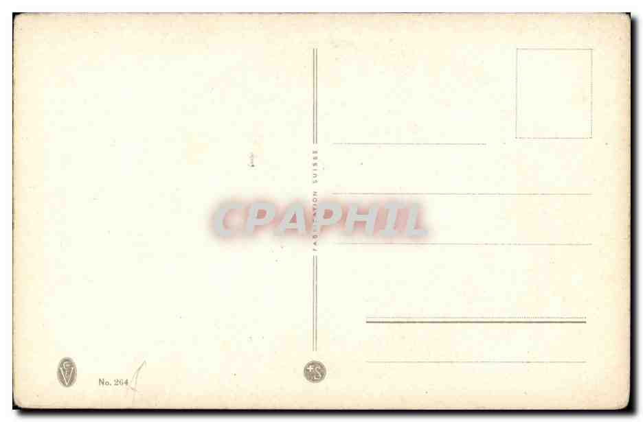 CPA Fantaisie Fleurs — Verso