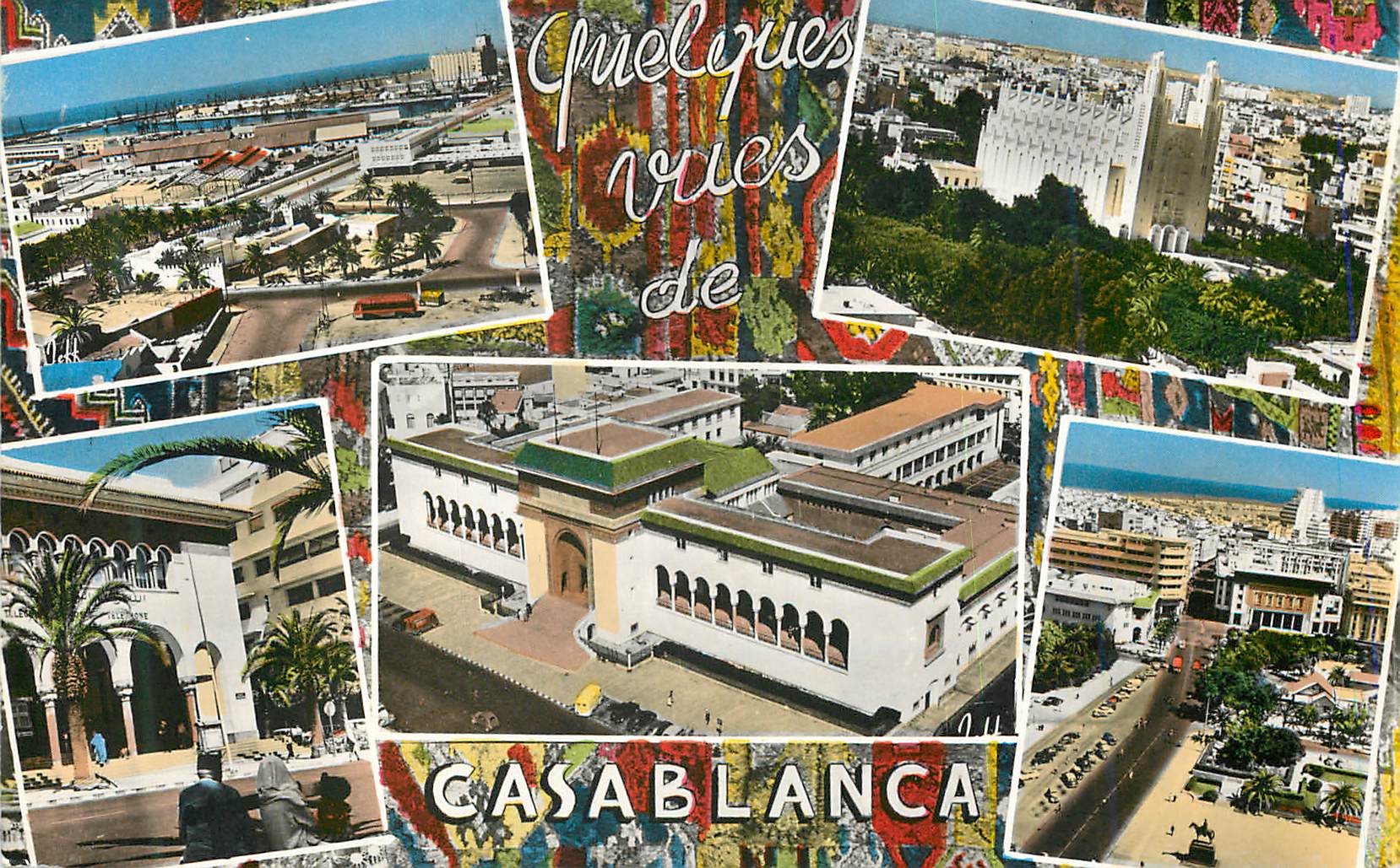 CPM Casablanca quelques vues