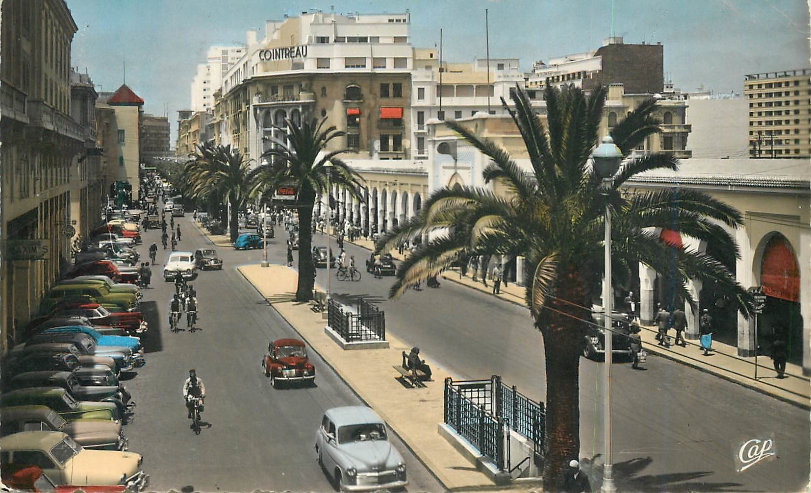 CPM Casablanca le boulevard mohamed V le marche central