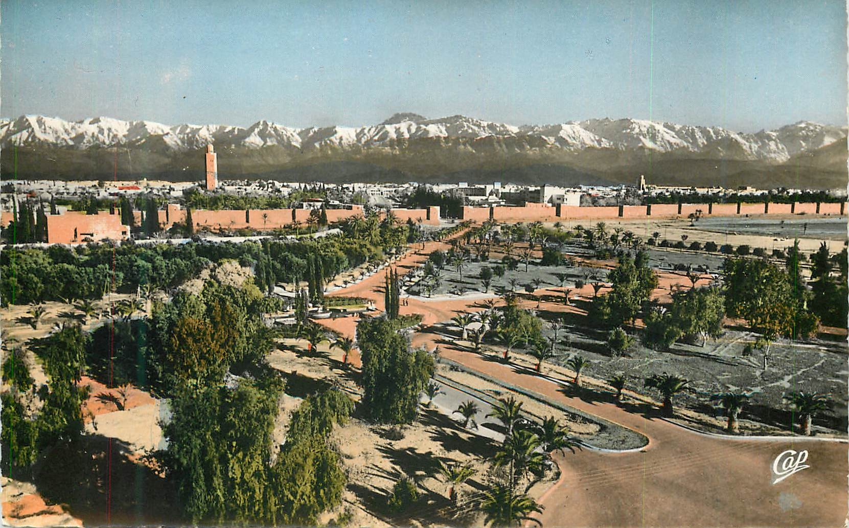 CPM Marrakech les jardins du casino vers l'hotel mamounia