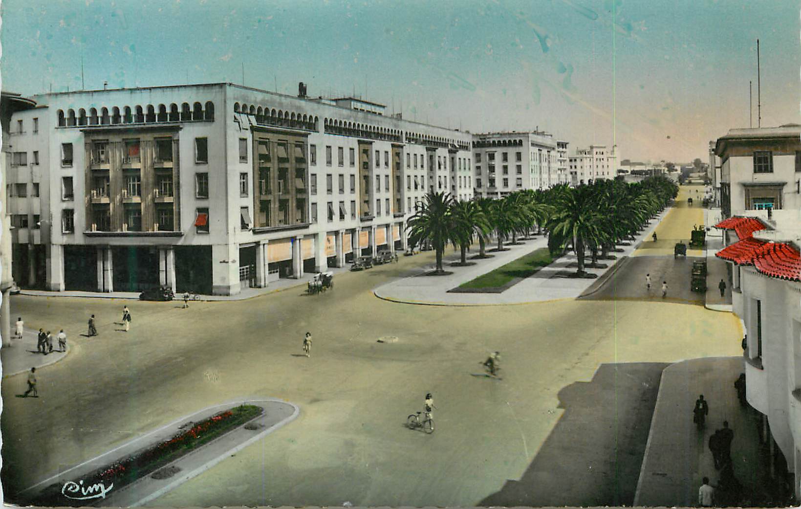 CPM Rabat (maroc) avenue dar el maghzen