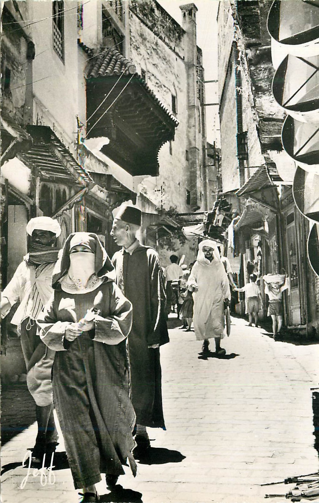 Rue en Médina — Maroc pittoresque — Edit. Lefebvre, n° 246-47