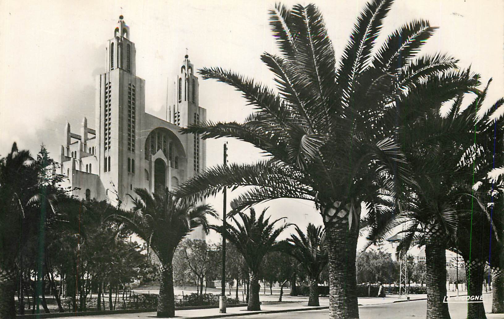 CPM Casablanca eglise sacre coeur
