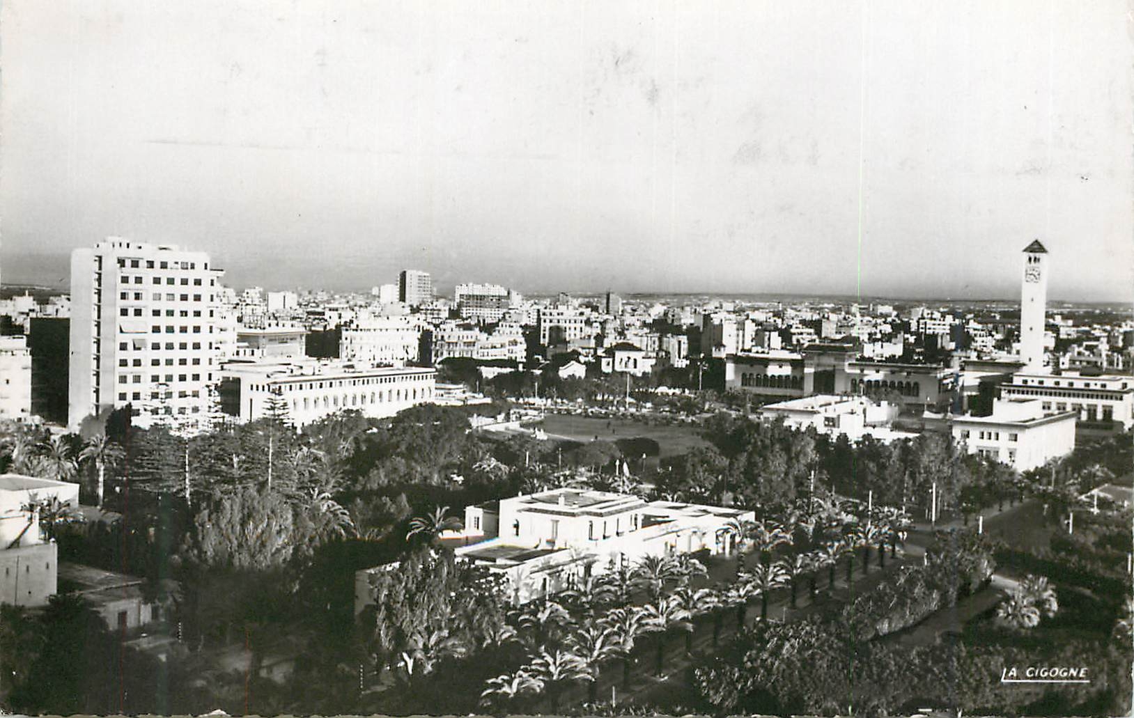 CPM Casablanca vue generale veres la place des nations unies