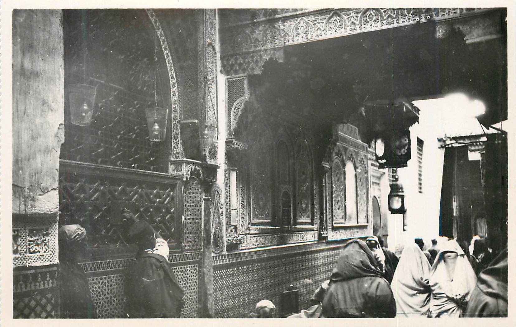 CPM Fes el bali un detail de la zaouia de moulay idriss