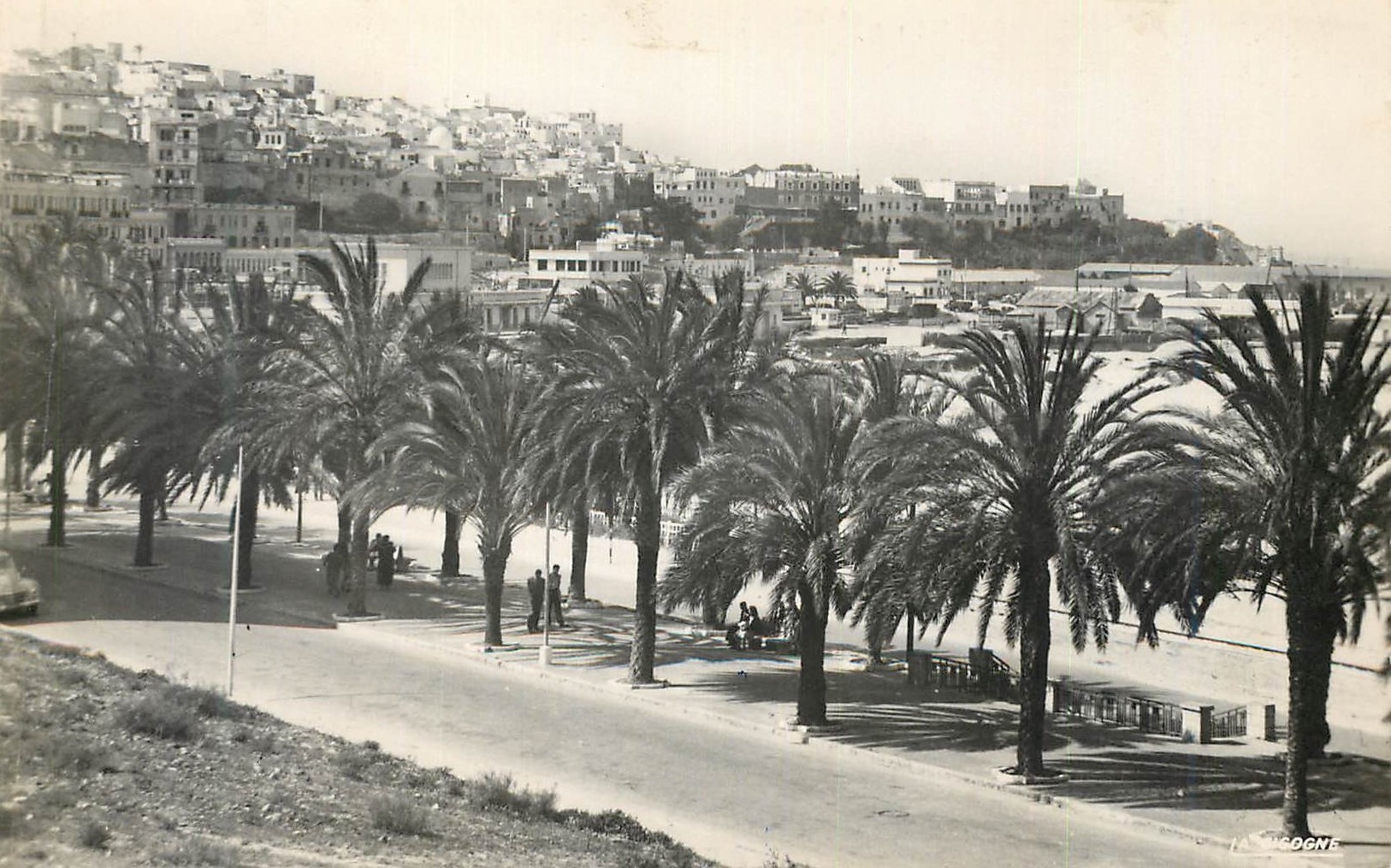 CPM Tanger la medina et l'avenue d'espagne