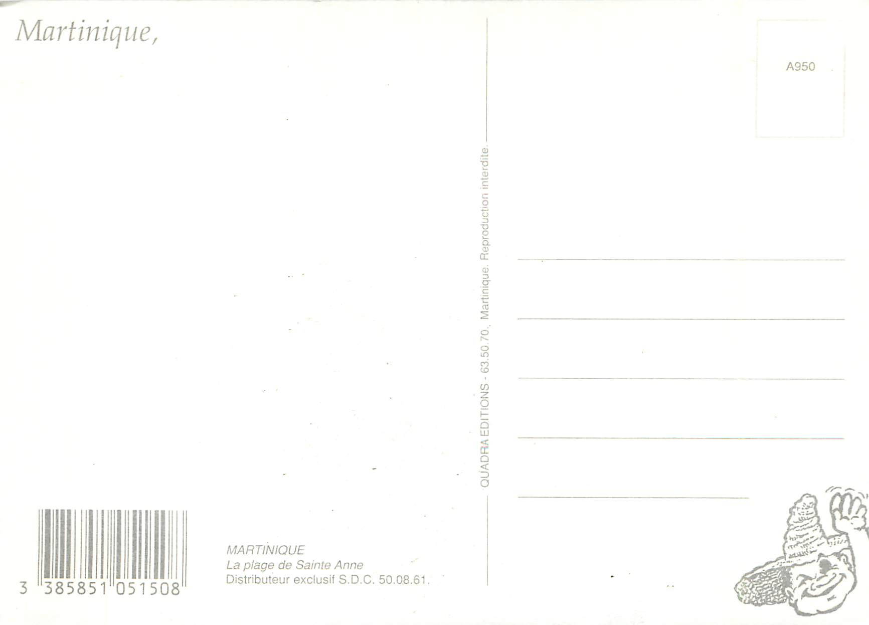 CPM Martinique — Rückseite